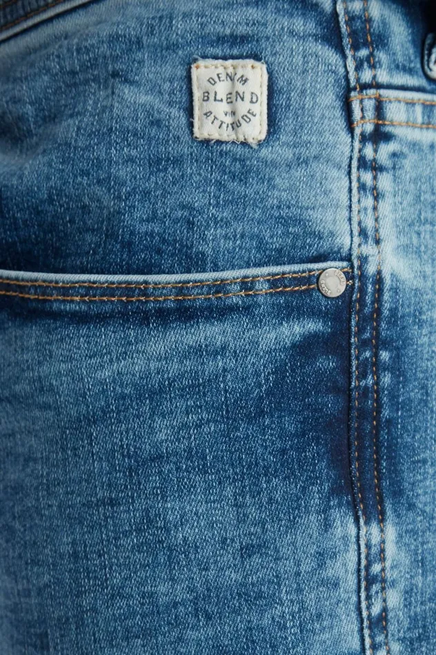 Men Jeans Blend Multiflex Jet Jeans Denim Middle Blue