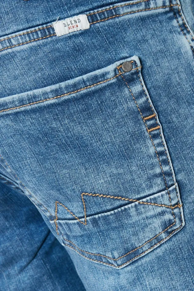 Men Jeans Blend Multiflex Jet Jeans Denim Middle Blue