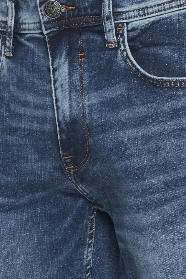 Men Jeans Blend Multiflex Jet Jeans Denim Middle Blue