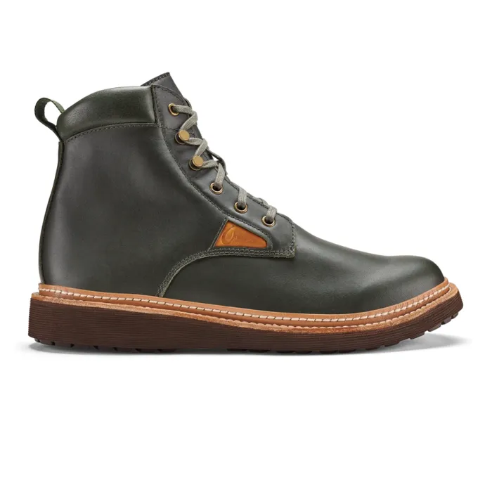 Men Kilakila Mens Waterproof Leather Boots Nori Olukai Leather