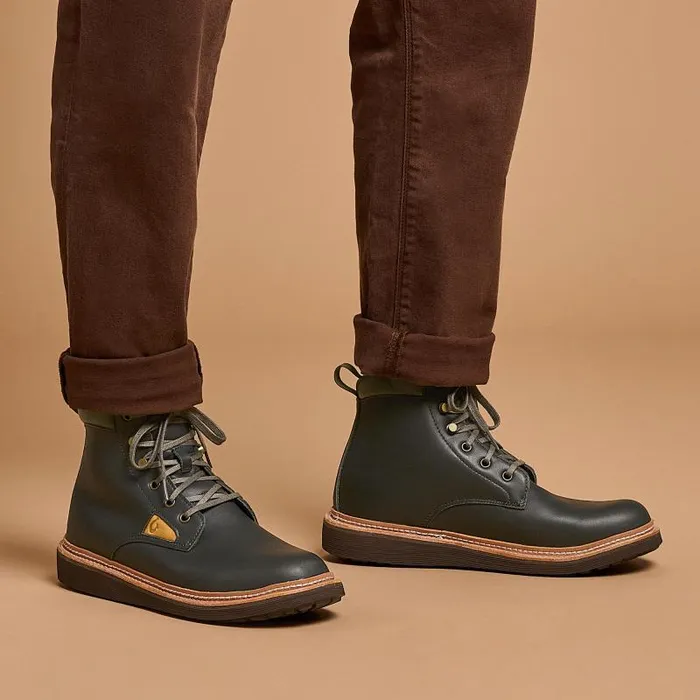 Men Kilakila Mens Waterproof Leather Boots Nori Olukai Leather