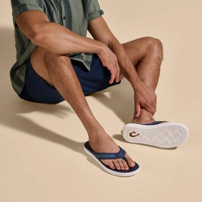 Men Leeward Mens Everyday Beach Sandals Navy Olukai WaterFriendly