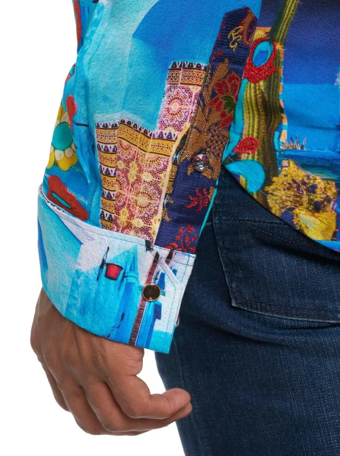 Men LIMITED EDITION EARLY039S ELEGANCE LONG SLEEVE BUTTON DOWN SHIRT Multi Robert Graham Button Down Shirts