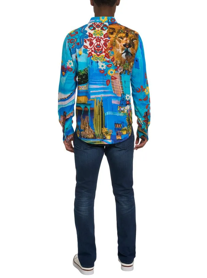 Men LIMITED EDITION EARLY039S ELEGANCE LONG SLEEVE BUTTON DOWN SHIRT Multi Robert Graham Button Down Shirts