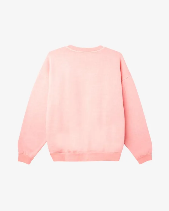 Men LOWERCASE PIGMENT CREWNECK Pigment Clay OBEY Clothing SWEATSHIRTS