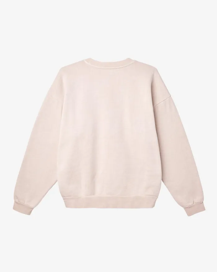 Men LOWERCASE PIGMENT CREWNECK Pigment Clay OBEY Clothing SWEATSHIRTS