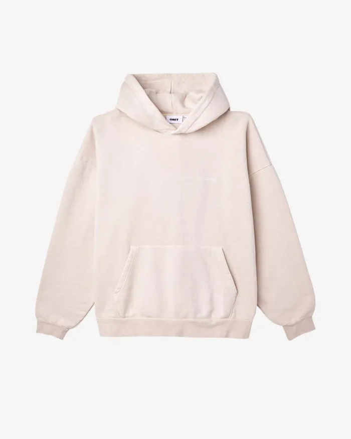 Men LOWERCASE PIGMENT PULLOVER Pigment Clay OBEY Clothing SWEATSHIRTS