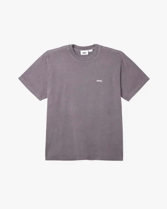 Men LOWERCASE PIGMENT TSHIRT Pigment Hydrangea OBEY Clothing TOPS