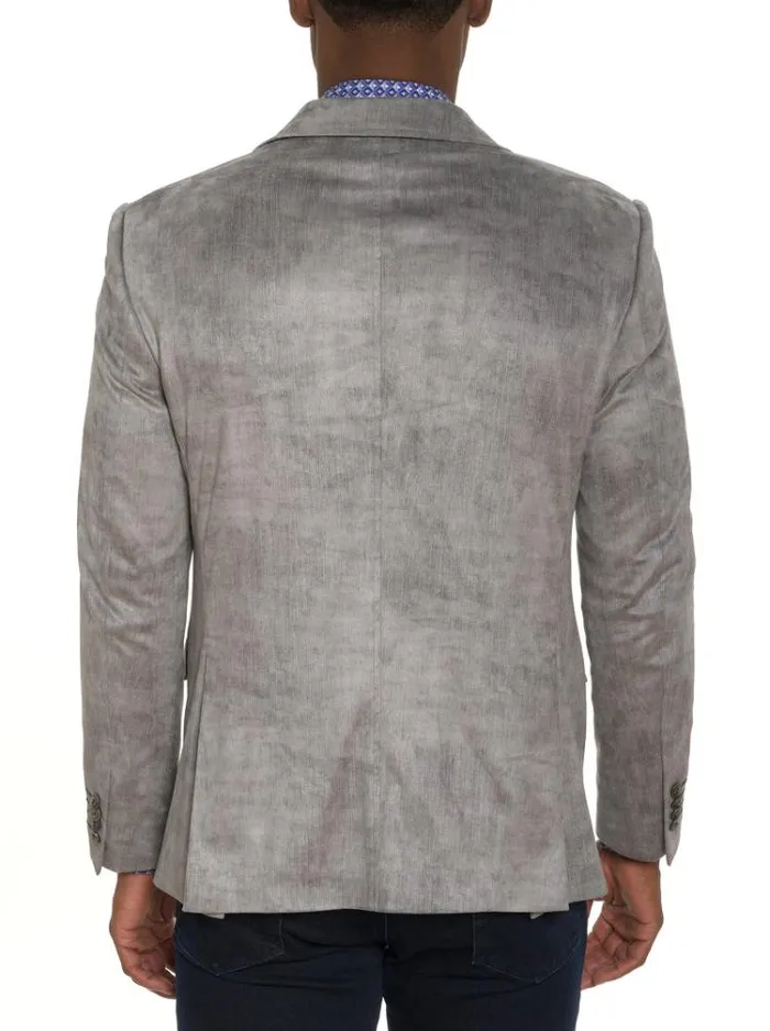 Men LUBRANO VELOUR BLAZER Grey Robert Graham Blazers