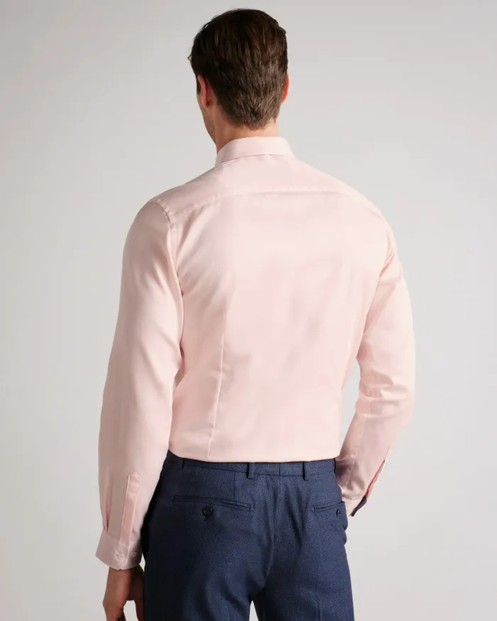 Men MAELOSS 8211 Long Sleeve Slim Fit Shirt Pale Pink Ted Baker Shirts