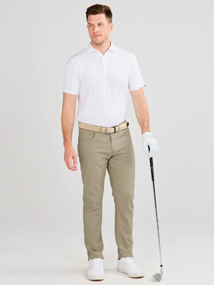 Men Motion Pant Straight Fit 8211 MidKhaki Tasc Performance Pants