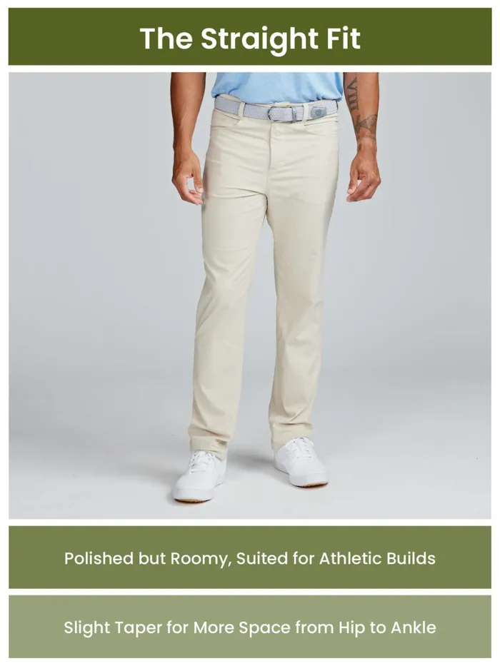 Men Motion Pant Straight Fit 8211 Shale Tasc Performance Pants