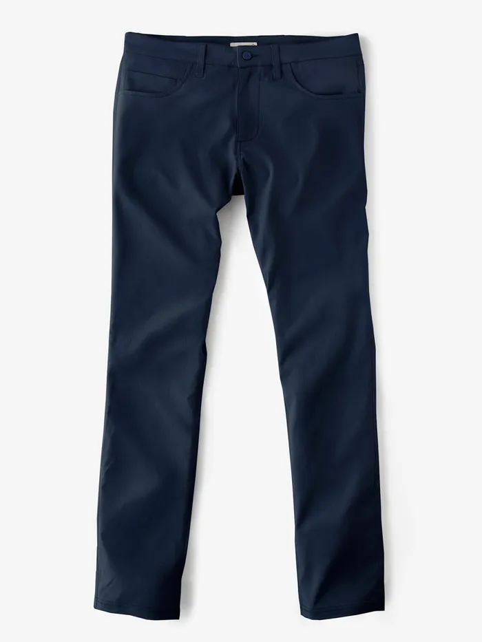 Men Motion Pant Tailored Fit 8211 Classic Navy Tasc Performance Pants