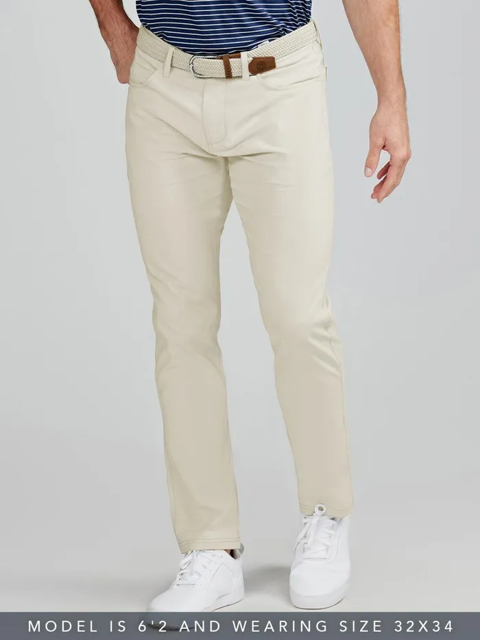 Men Motion Pant Tailored Fit 8211 Light Stone Tasc Performance Pants