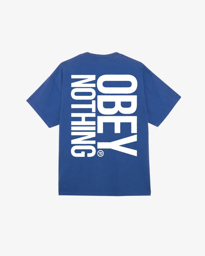 Men NOTHING HEAVYWEIGHT TSHIRT White OBEY Clothing TSHIRTS
