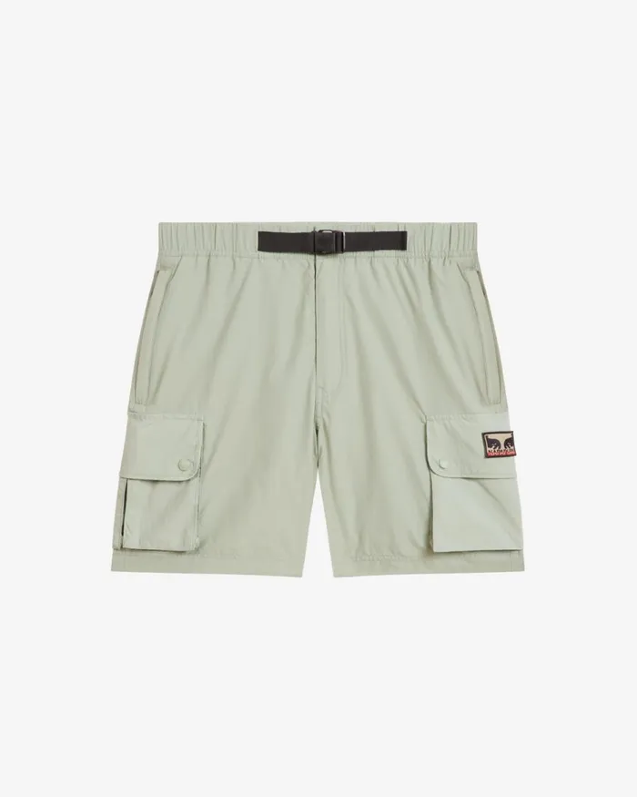 Men OBEY X NAPAPIJRI SHORT Green Fairmont OBEY Clothing BOTTOMS
