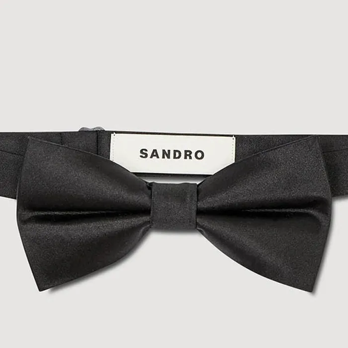Men Other Accessories SANDRO Bow Tie Black