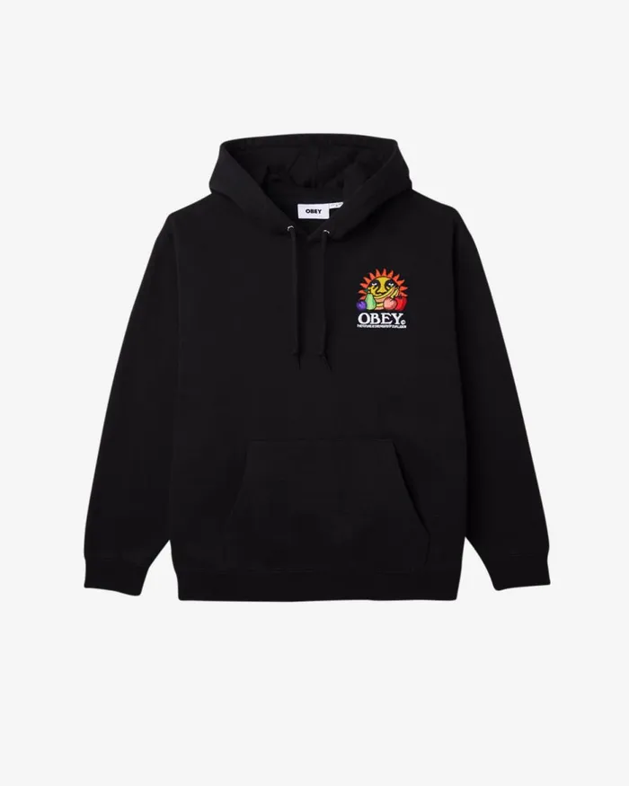 Men OUR LABOR PULLOVER Hydrangea OBEY Clothing SWEATSHIRTS