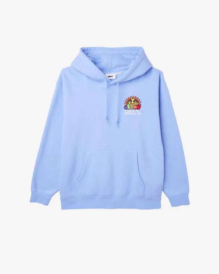 Men OUR LABOR PULLOVER Hydrangea OBEY Clothing SWEATSHIRTS