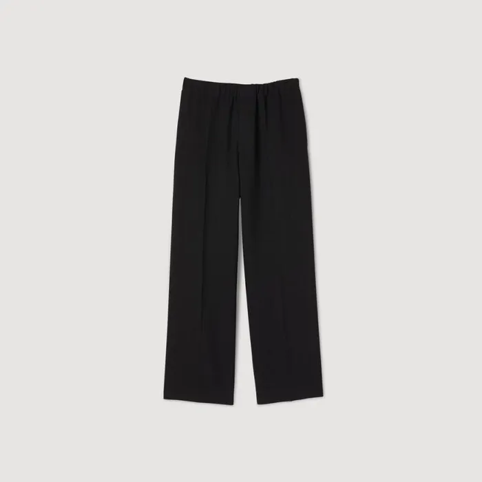 Men Pants and Shorts SANDRO Wideleg Pants Black