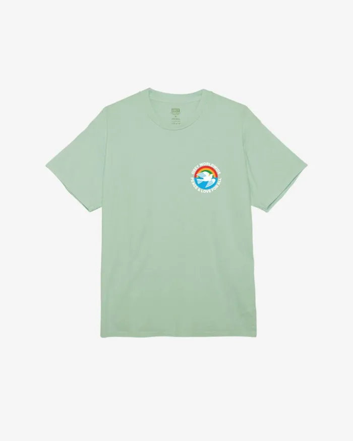 Men PEACE and LOVE FOR ALL PIGMENT TSHIRT Pigment Surf Spray OBEY Clothing TSHIRTS Men PEACE and LOVE FOR ALL PIGMENT TSHIRT Pigment Surf Spray OBEY Clothing TSHIRTS