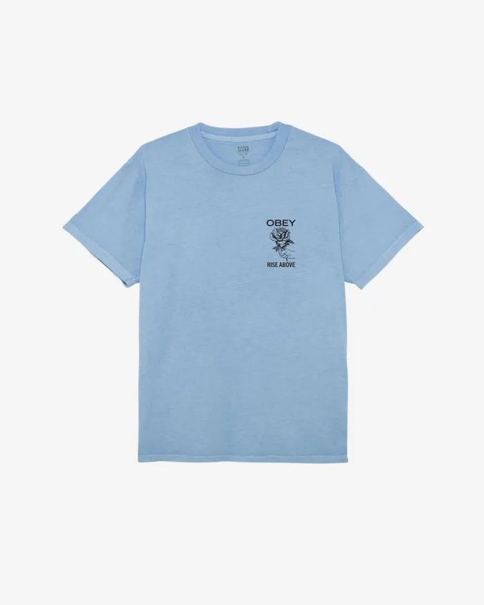 Men RISE ABOVE ROSE PIGMENT TSHIRT Pigment Peach Parfait OBEY Clothing TSHIRTS