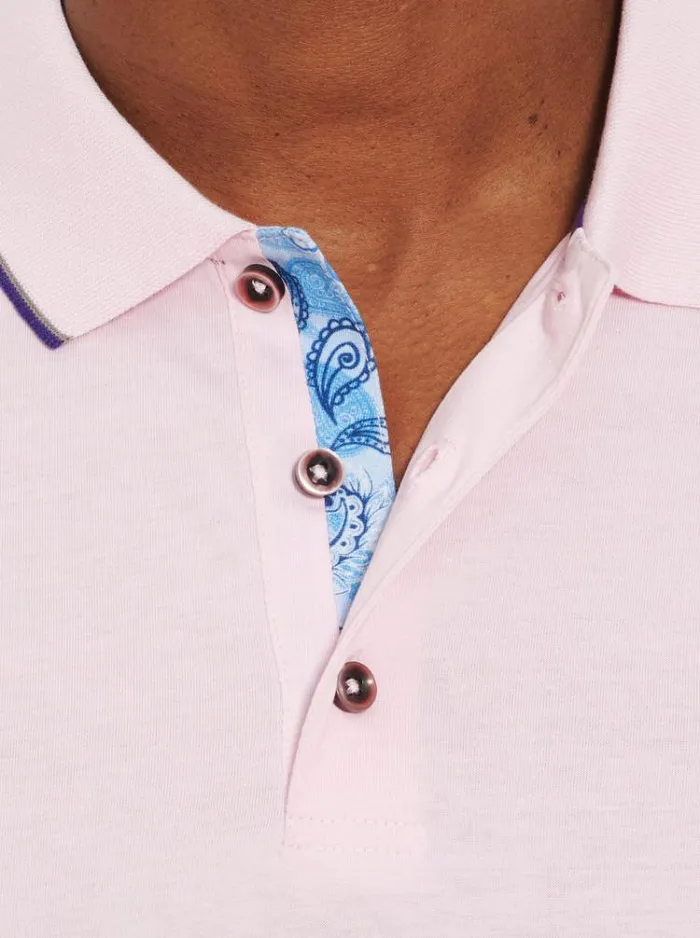Men ROSSI POLO Coral Robert Graham Polos and TShirts