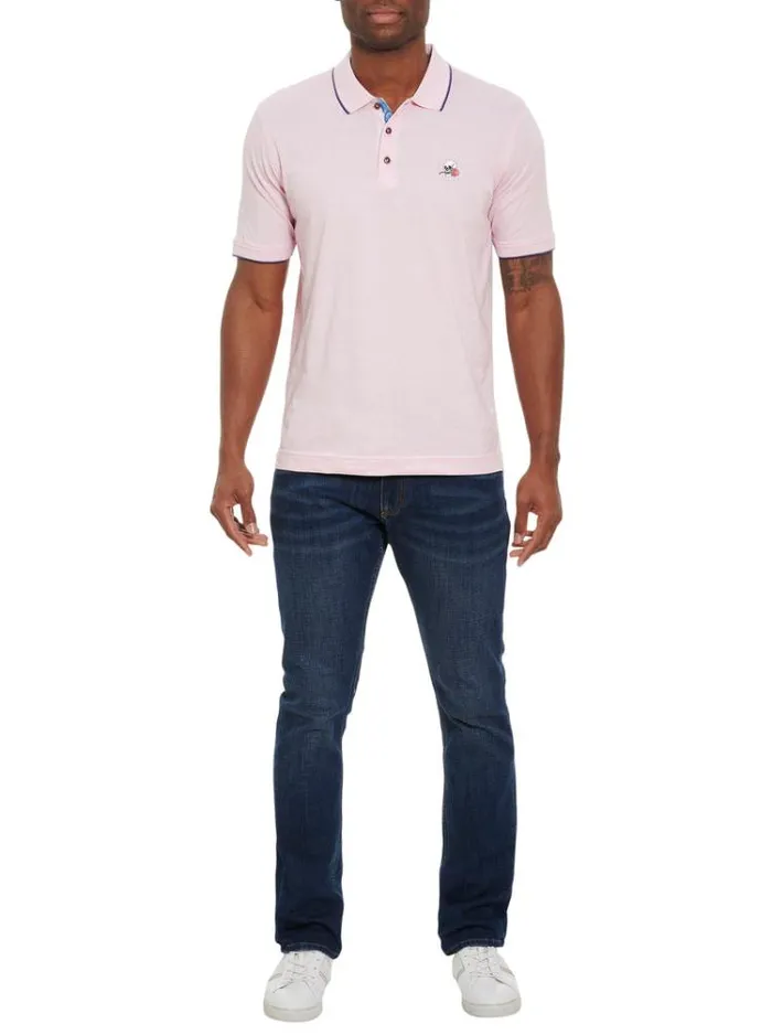 Men ROSSI POLO Coral Robert Graham Polos and TShirts