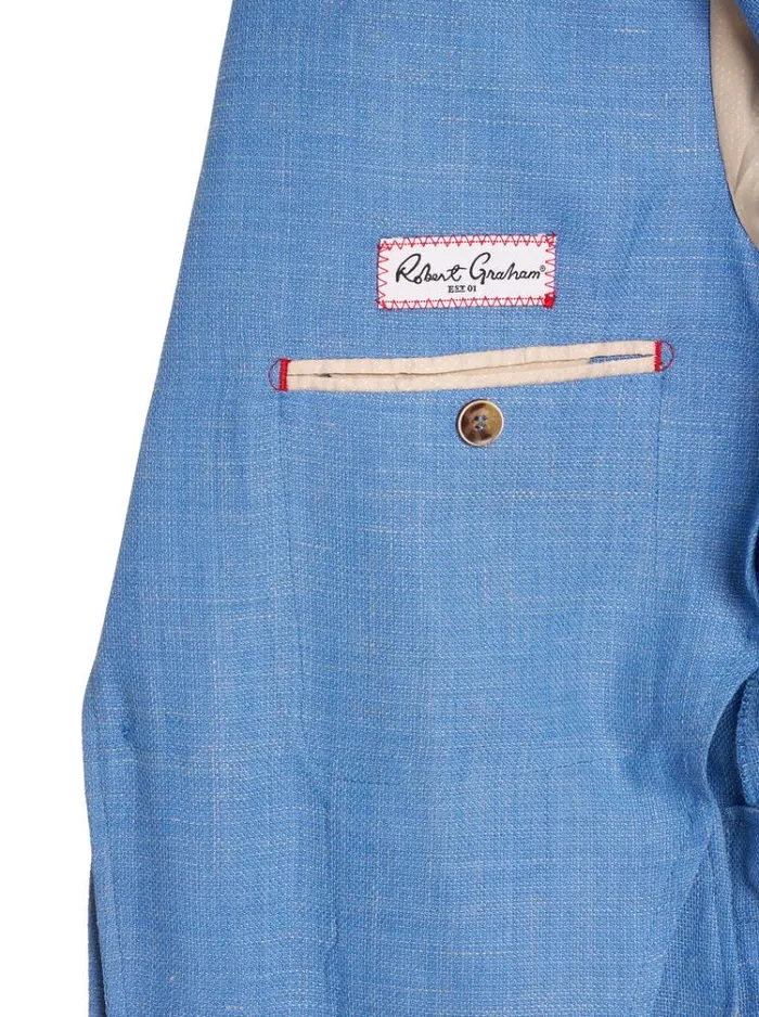 Men SHEEDY BLAZER LONG FIT Light Blue Robert Graham Blazers