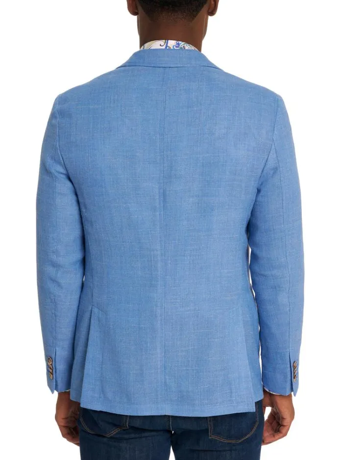 Men SHEEDY BLAZER LONG FIT Light Blue Robert Graham Blazers
