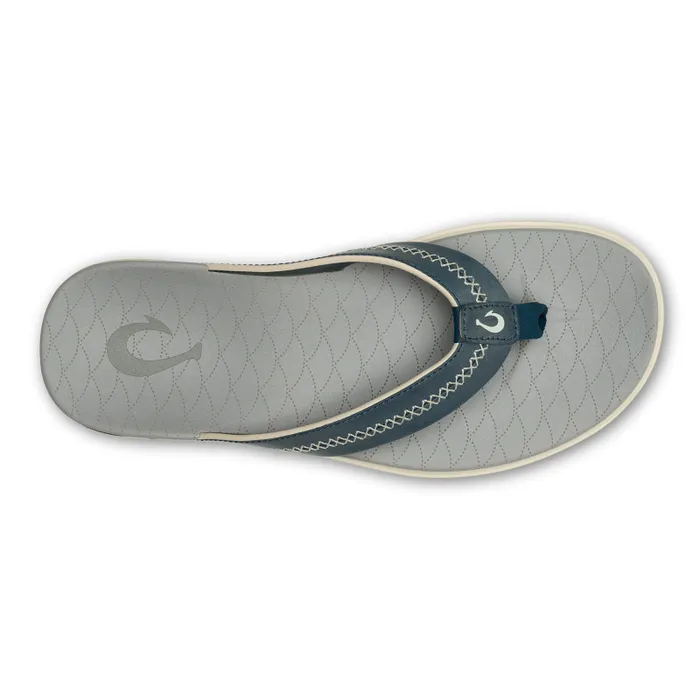 Men Shoreline Mens Exclusive Italian Leather Sandals Stormy Blue Pale Grey Olukai Leather Men Shoreline Mens Exclusive Italian Leather Sandals Stormy Blue Pale Grey Olukai Leather
