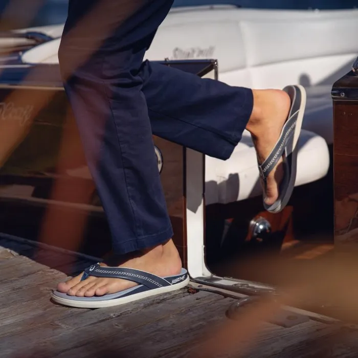 Men Shoreline Mens Exclusive Italian Leather Sandals Stormy Blue Pale Grey Olukai Leather Men Shoreline Mens Exclusive Italian Leather Sandals Stormy Blue Pale Grey Olukai Leather