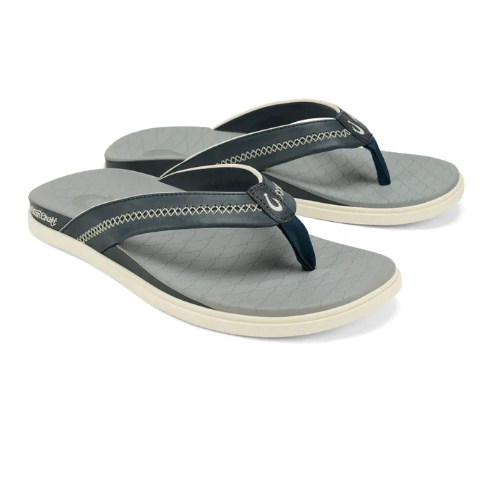 Men Shoreline Mens Exclusive Italian Leather Sandals Stormy Blue Pale Grey Olukai Leather Men Shoreline Mens Exclusive Italian Leather Sandals Stormy Blue Pale Grey Olukai Leather