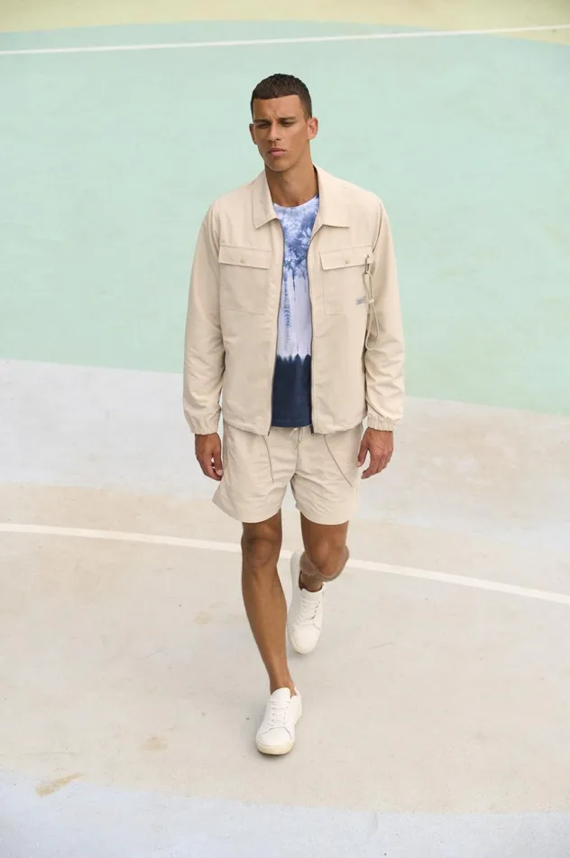 Men Shorts Blend Shorts Casual Oyster Gray