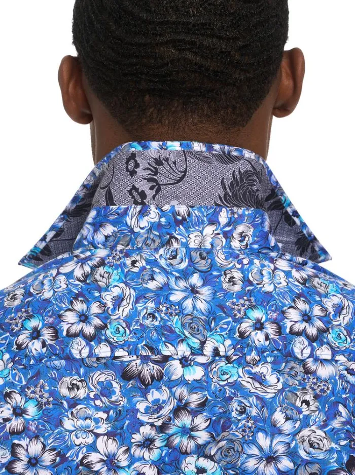 Men SOLE SHORT SLEEVE BUTTON DOWN SHIRT Multi Robert Graham Button Down Shirts