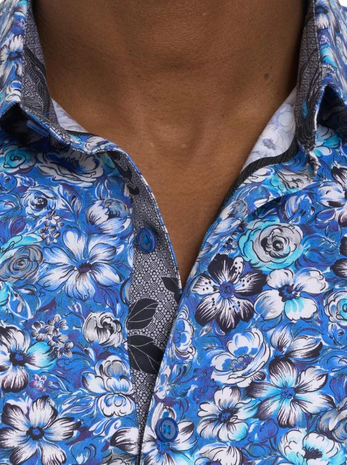 Men SOLE SHORT SLEEVE BUTTON DOWN SHIRT Multi Robert Graham Button Down Shirts