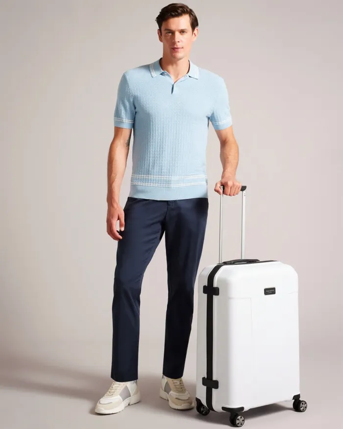 Men SUITCAS 8211 Flying Colours Medium Trolley Suitcase White Ted Baker Suitcases and Travel Bags Men SUITCAS 8211 Flying Colours Medium Trolley Suitcase White Ted Baker Suitcases and Travel Bags