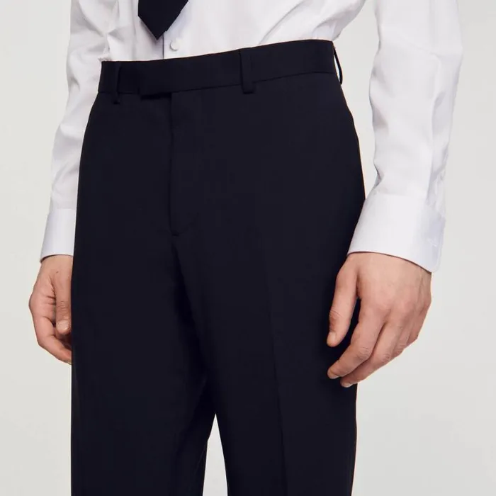 Men Suits and Blazers SANDRO Classic Suit Pants Black