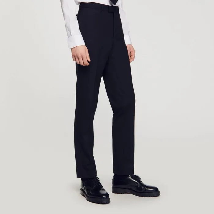 Men Suits and Blazers SANDRO Classic Suit Pants Black