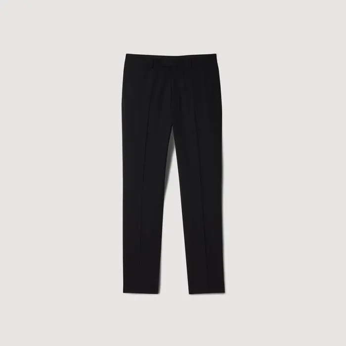 Men Suits and Blazers SANDRO Classic Suit Pants Black