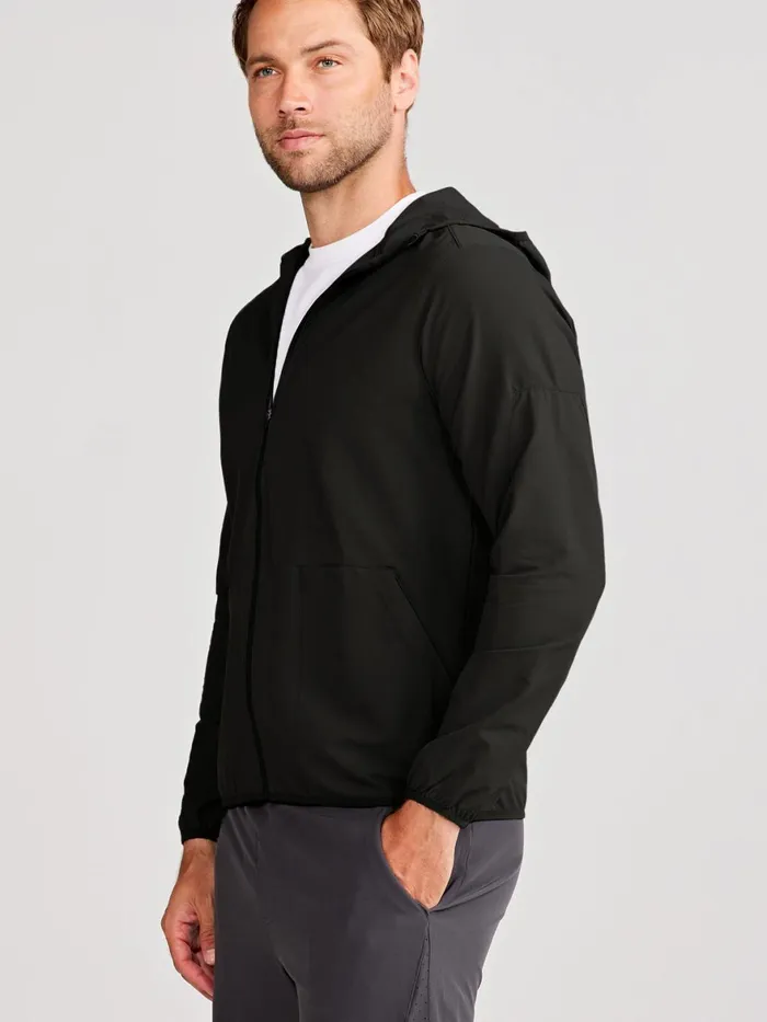 Men Swift Lightweight Hooded Windbreaker Jacket Tasc Performance Outerwear