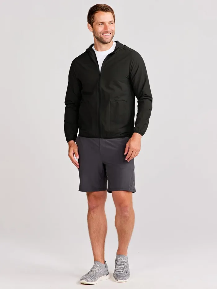 Men Swift Lightweight Hooded Windbreaker Jacket Tasc Performance Outerwear