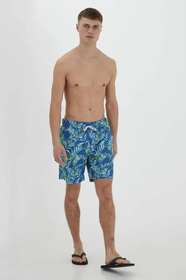 Men Swim Shorts Blend Swimwear Blue Lolite