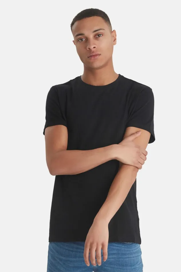 Men TShirts Blend 2 Pack 8211 BHNICK TShirt Black