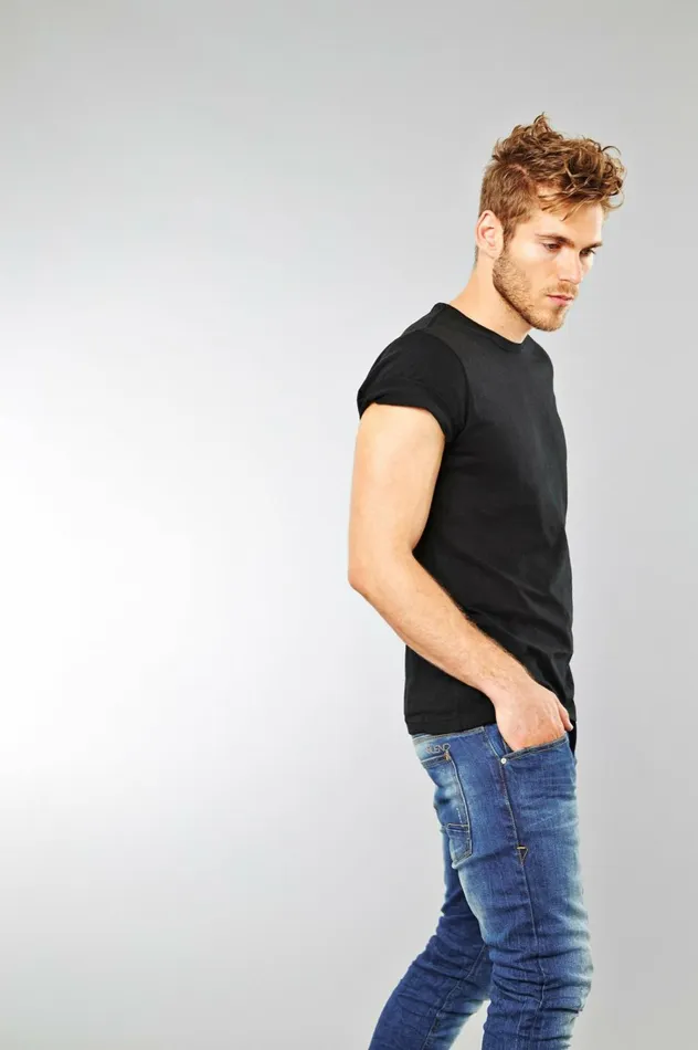Men TShirts Blend 2 Pack 8211 BHNICK TShirt Black