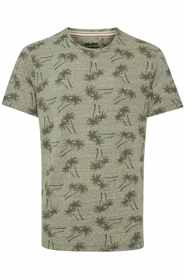 Men TShirts Blend Tshirt Oil Green
