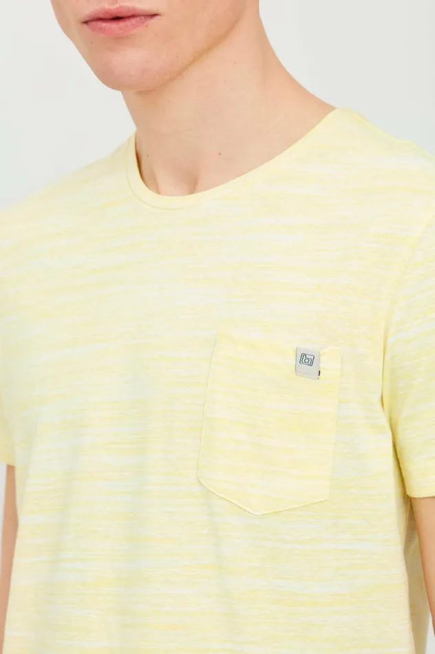 Men TShirts Blend Tshirt Pale Banana