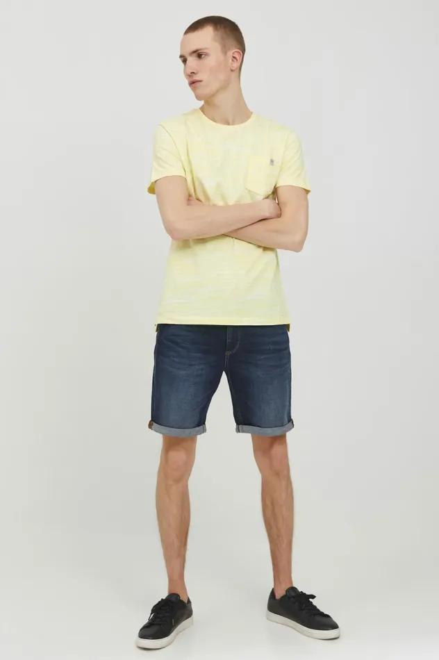 Men TShirts Blend Tshirt Pale Banana