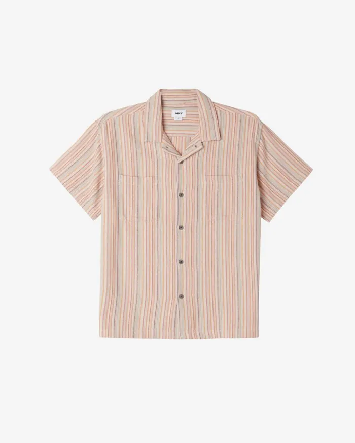 Men TALBY SHIRT Hydrangea Multi OBEY Clothing TOPS