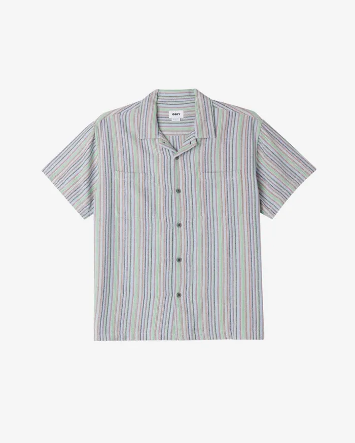 Men TALBY SHIRT Hydrangea Multi OBEY Clothing TOPS